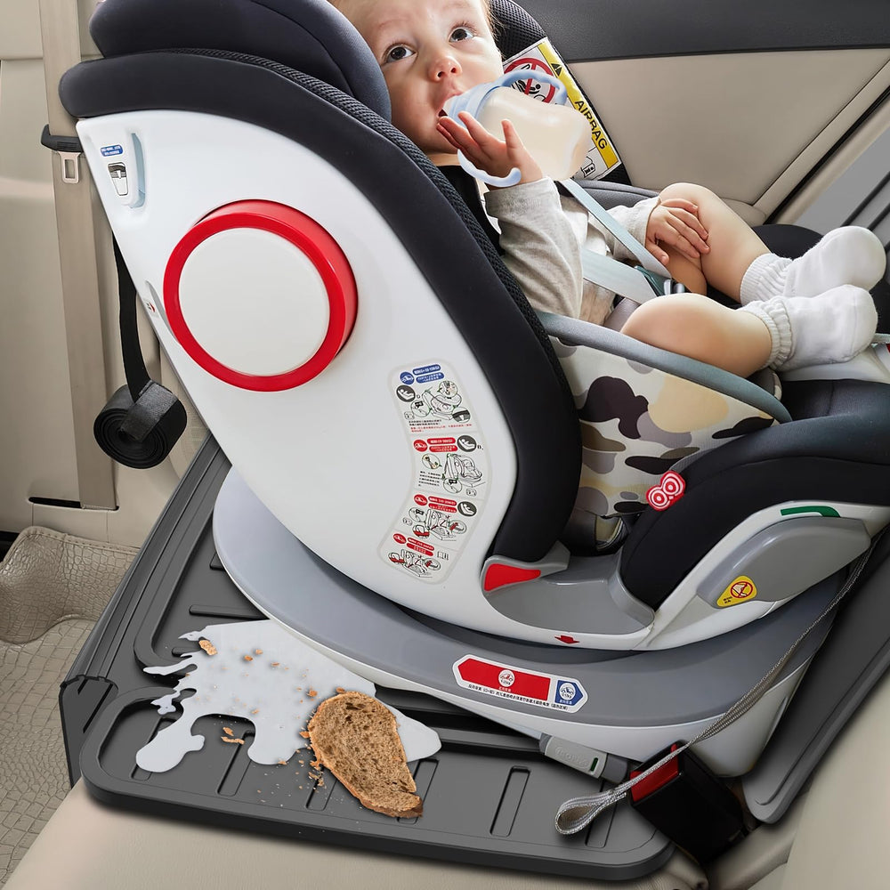 insefocc car seat protector easy-clean design wipes clean after meals
