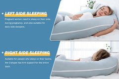 INSEN pillow premium fiber filling closeup showing long silk fibers staying smooth