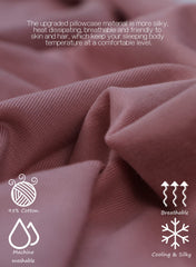 INSEN pregnancy pillow cooling cover close-up showing breathable fabric for comfort