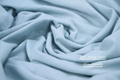INSEN skin-kindly material close-up highlights soft jersey knit for skin comfort