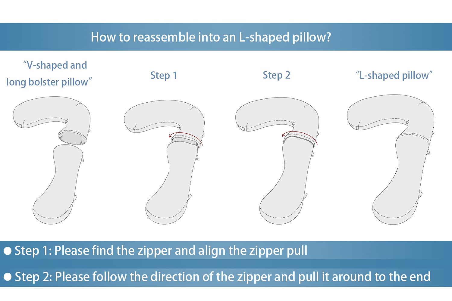 INSEN easy-turn design supports smooth changes in position without losing support.