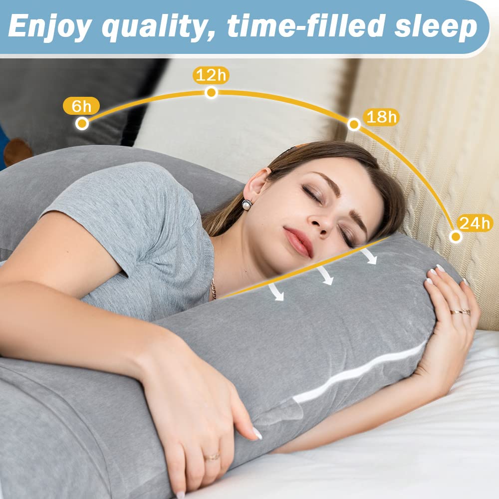 INSEN long bolster mode offers leg support between knees for alignment