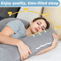INSEN long bolster mode offers leg support between knees for alignment