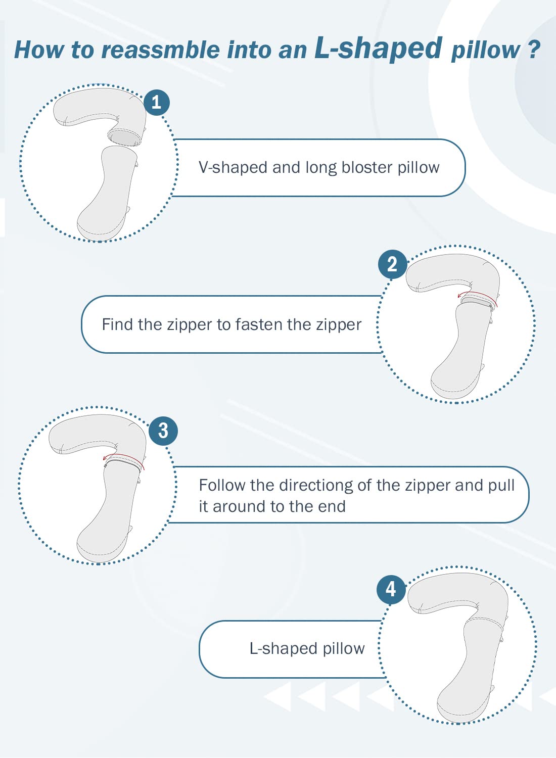 INSEN vacuum packaging keeps pillow clean during transport