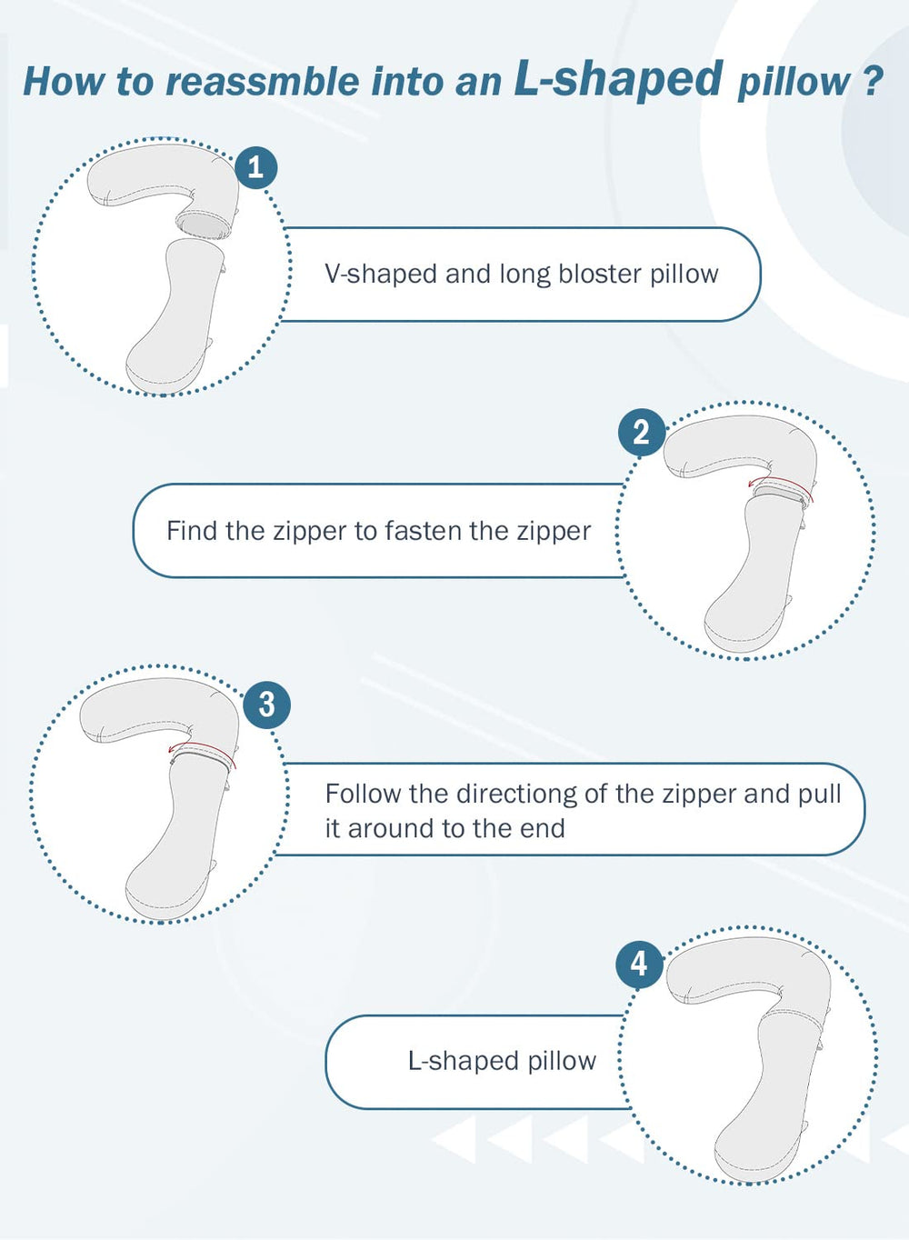 INSEN vacuum packaging keeps pillow clean during transport