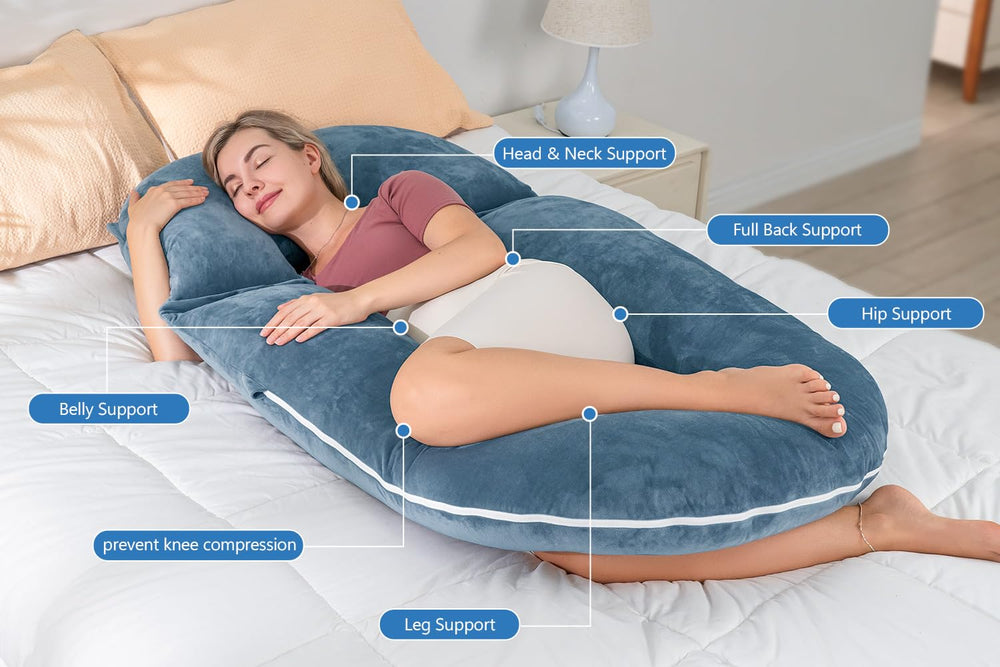 INSEN blue assembled configuration for customizable comfort and upright positioning.