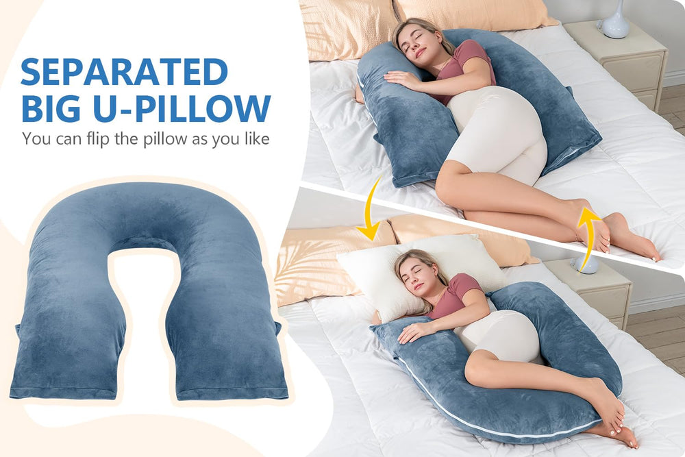 INSEN blue leg support for elevating legs during rest.