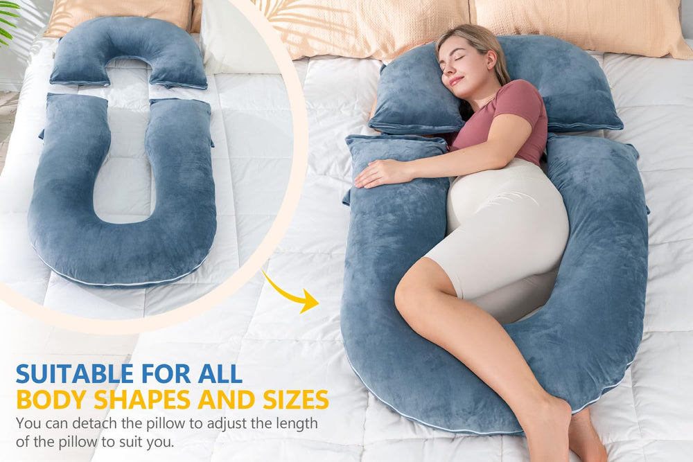 INSEN blue neck-shoulder support for relaxed sleeping positions.