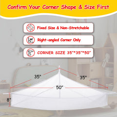 INSFITY corner space-saving toy organizer highlights efficient use of idle corners.