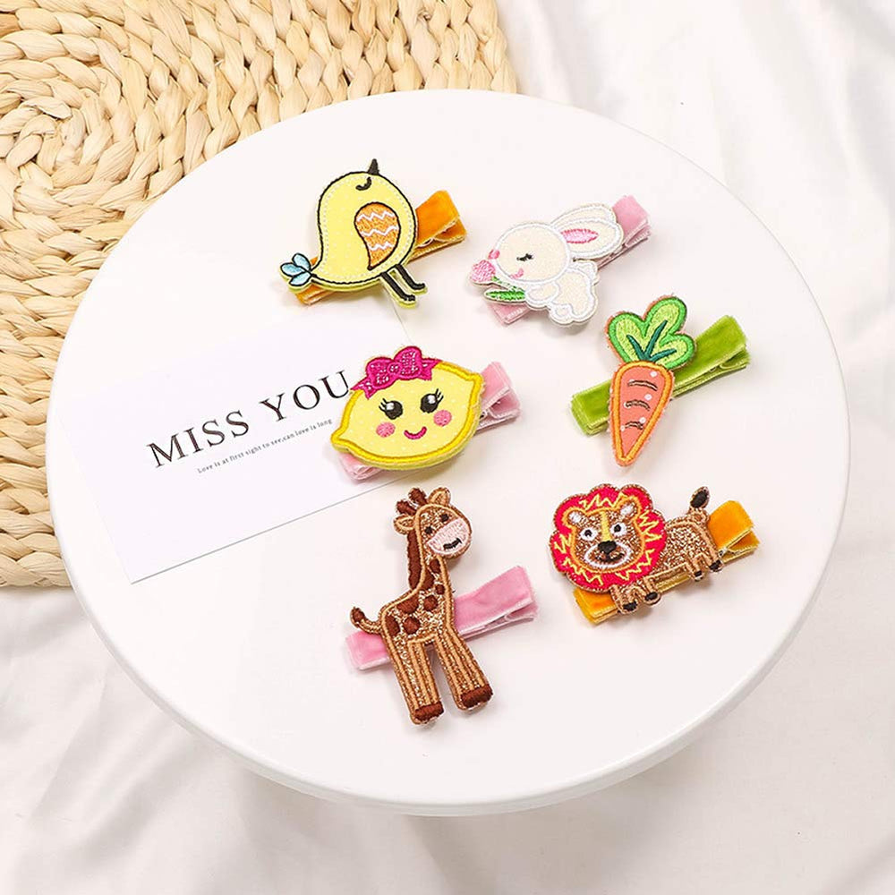 insowni rabbit clip cute motif with snug grip for toddler styling