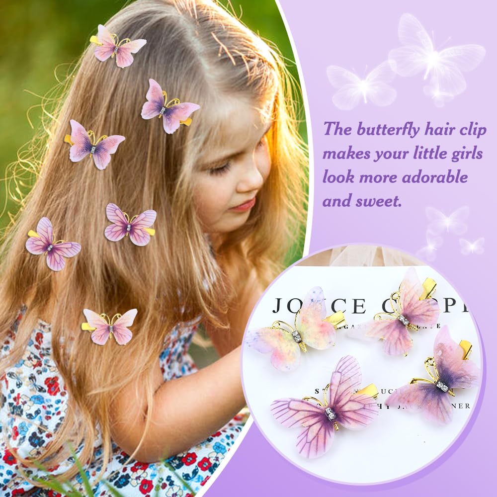 inSowni butterfly hair clip assembly detail showing durable clip