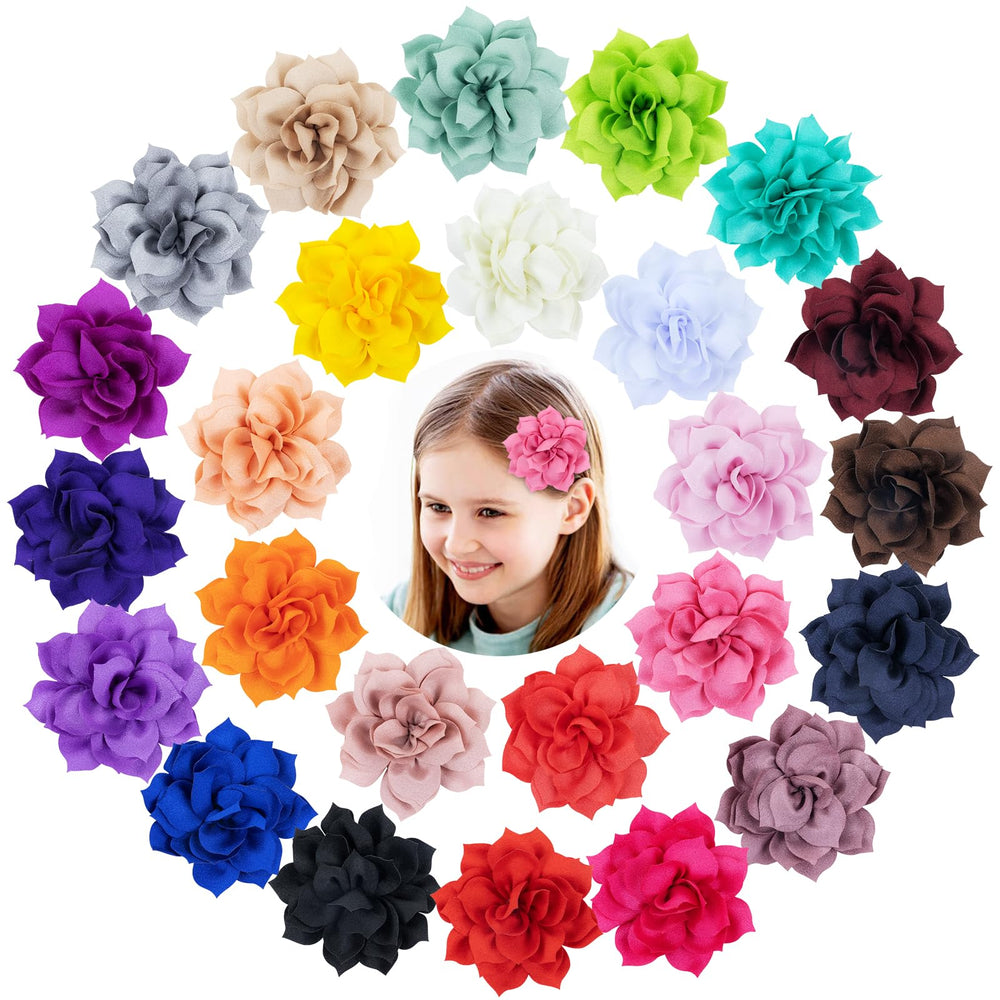 inSowni lotus flower clip close-up shows durable elastic fabric and secure grip for daily wear