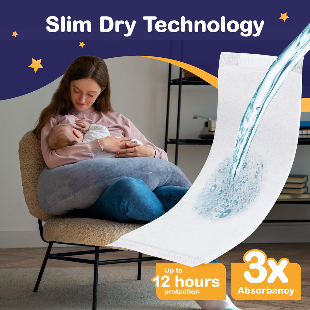 Inspire Dimples booster pads ultra-absorbent core delivers nighttime confidence.