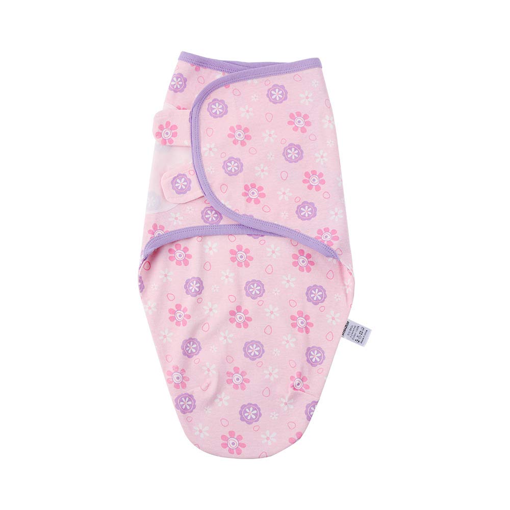 Insular baby swaddle fabric closeup with breathable cotton for skin comfort.