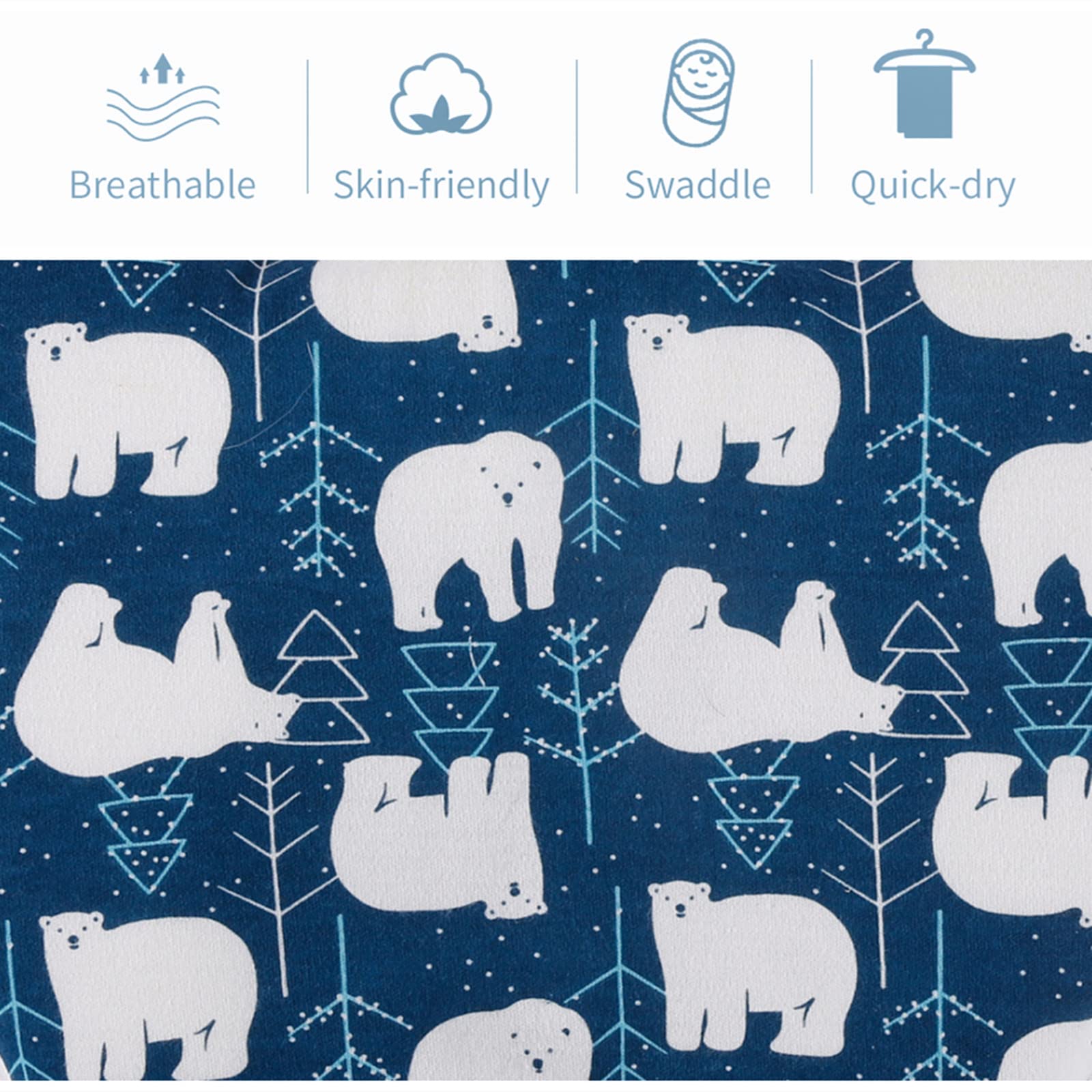 Insular Baby Swaddle Sacks 3-pack gift set for new parents