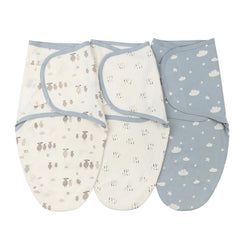 Insular Baby Swaddle Sacks Sheep-Cloud design offers cozy newborn comfort.