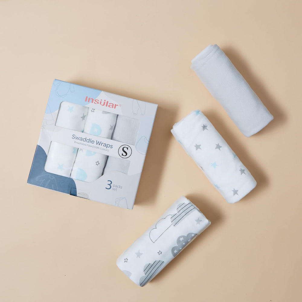 Insular soft cotton closeup highlights breathable fabric and gentle touch.