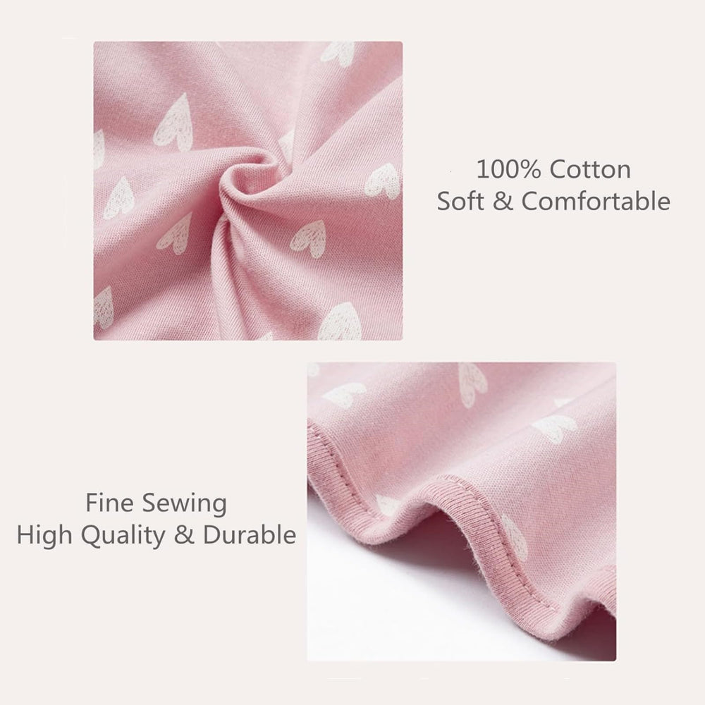 Insular swaddle design giftable pack showing vibrant Rainbow Pink Love designs