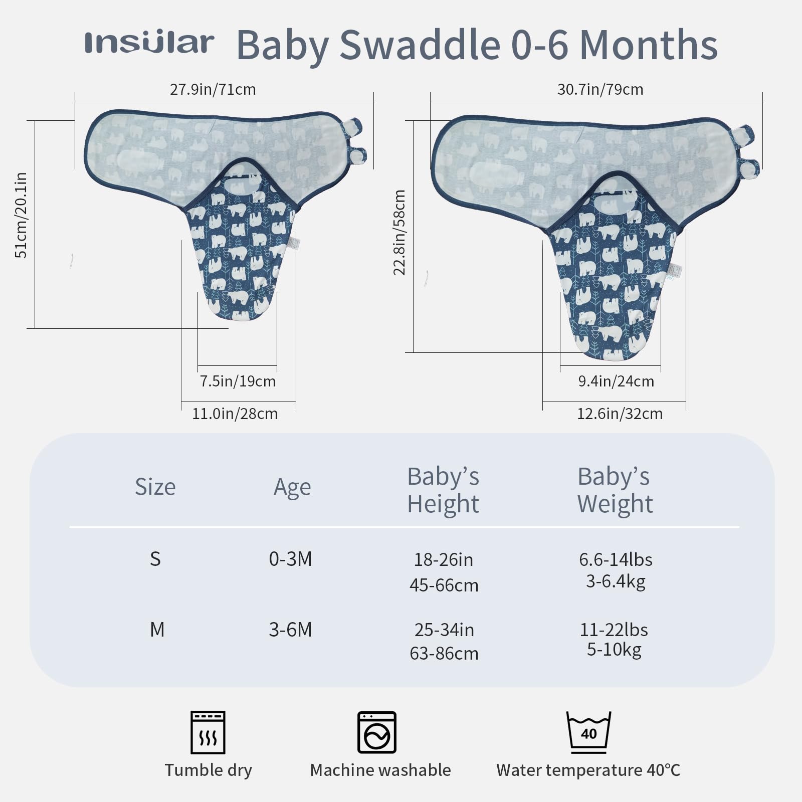 Insular swaddle sacks in a nursery setting illustrate easy bedtime routine.