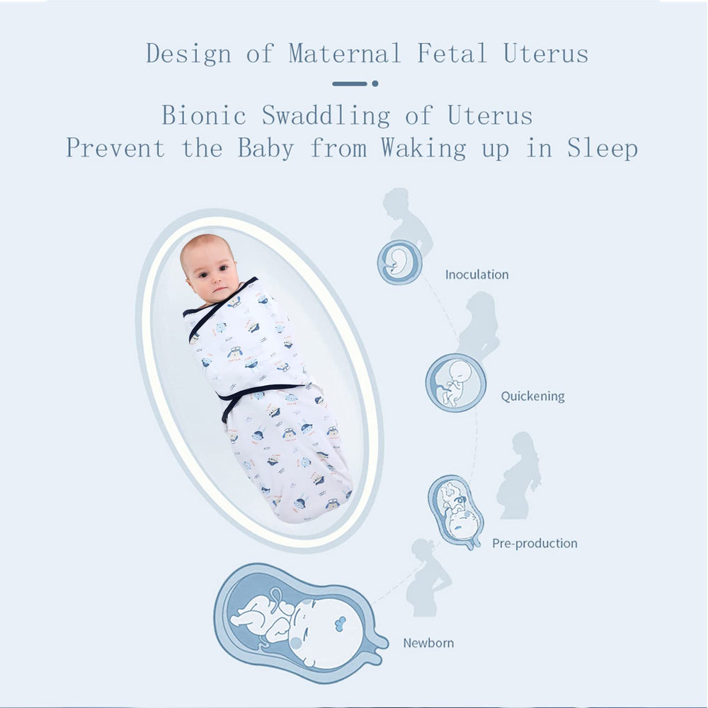 insular swaddle sacks with adjustable velcro ensures secure, customizable fit
