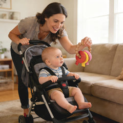Intatikoo Baby Keys Teether brown key-3 texture enhances grasp and exploration