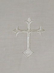 Integrity Designs 14x22 inch linen cloth with ladder-stitch hems complements communion rituals.