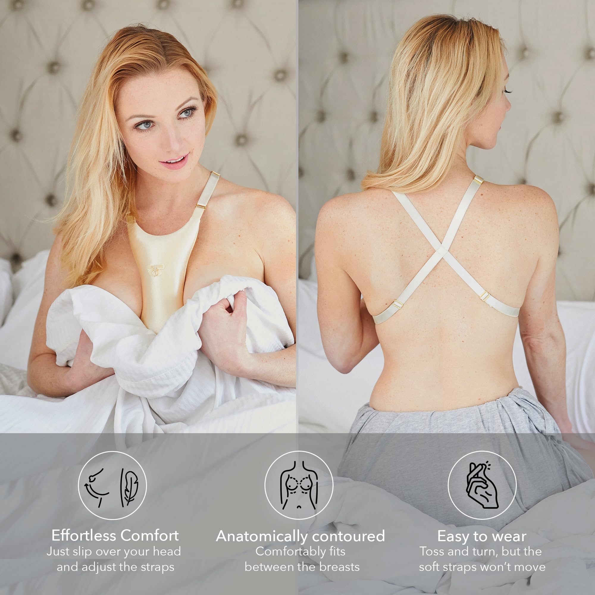 Intimia breast pillow under-arm support guides comfort under the arm