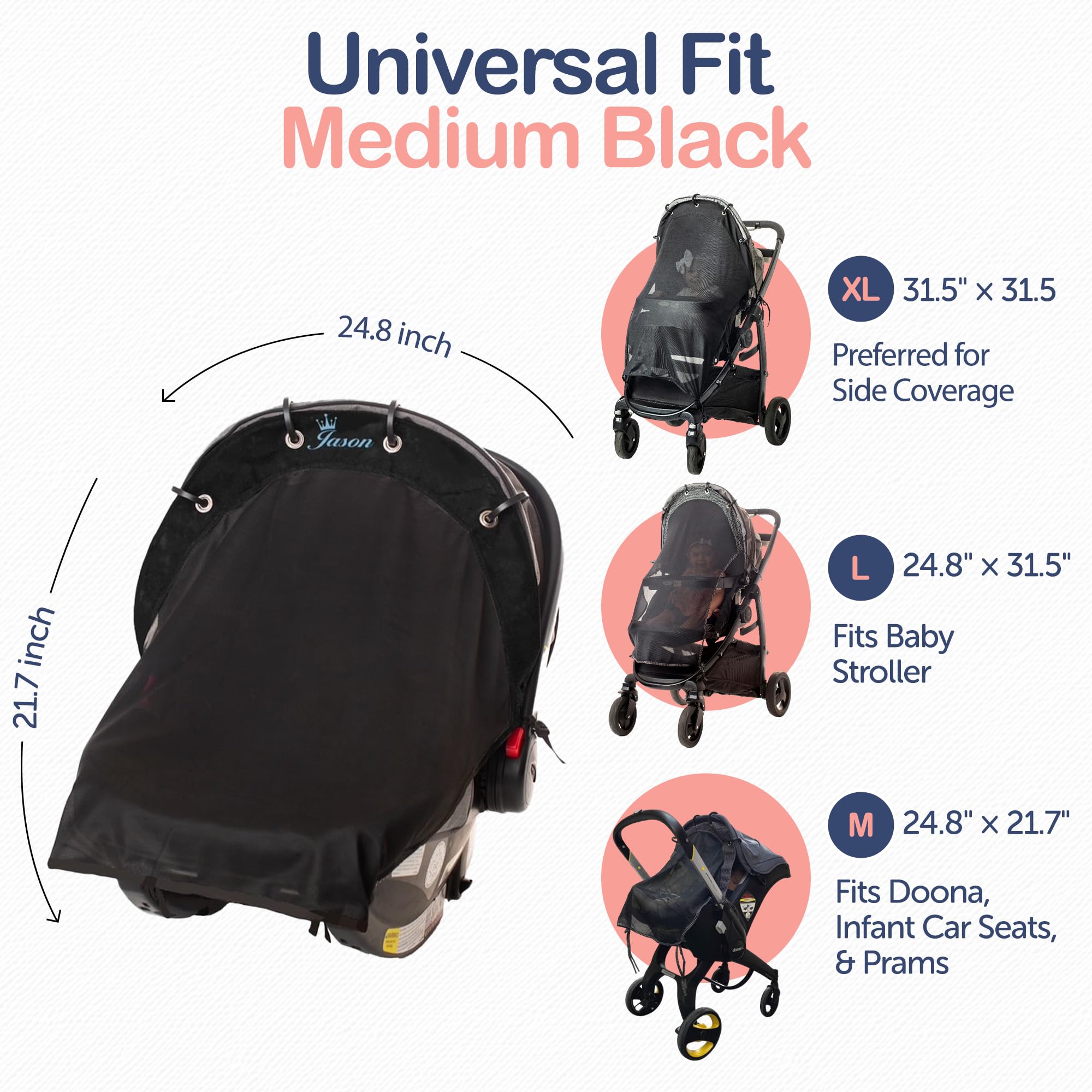 IntiMom compatibility-setup shows easy attachment on most strollers