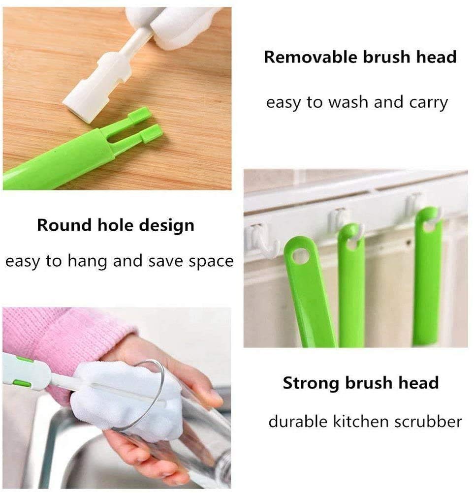 INVODA ergonomic grip and hanging holes for easy drying and storage.