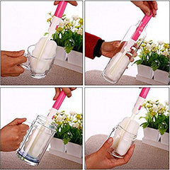 INVODA nipple-cleaner reaches small openings for nipple cleaning.