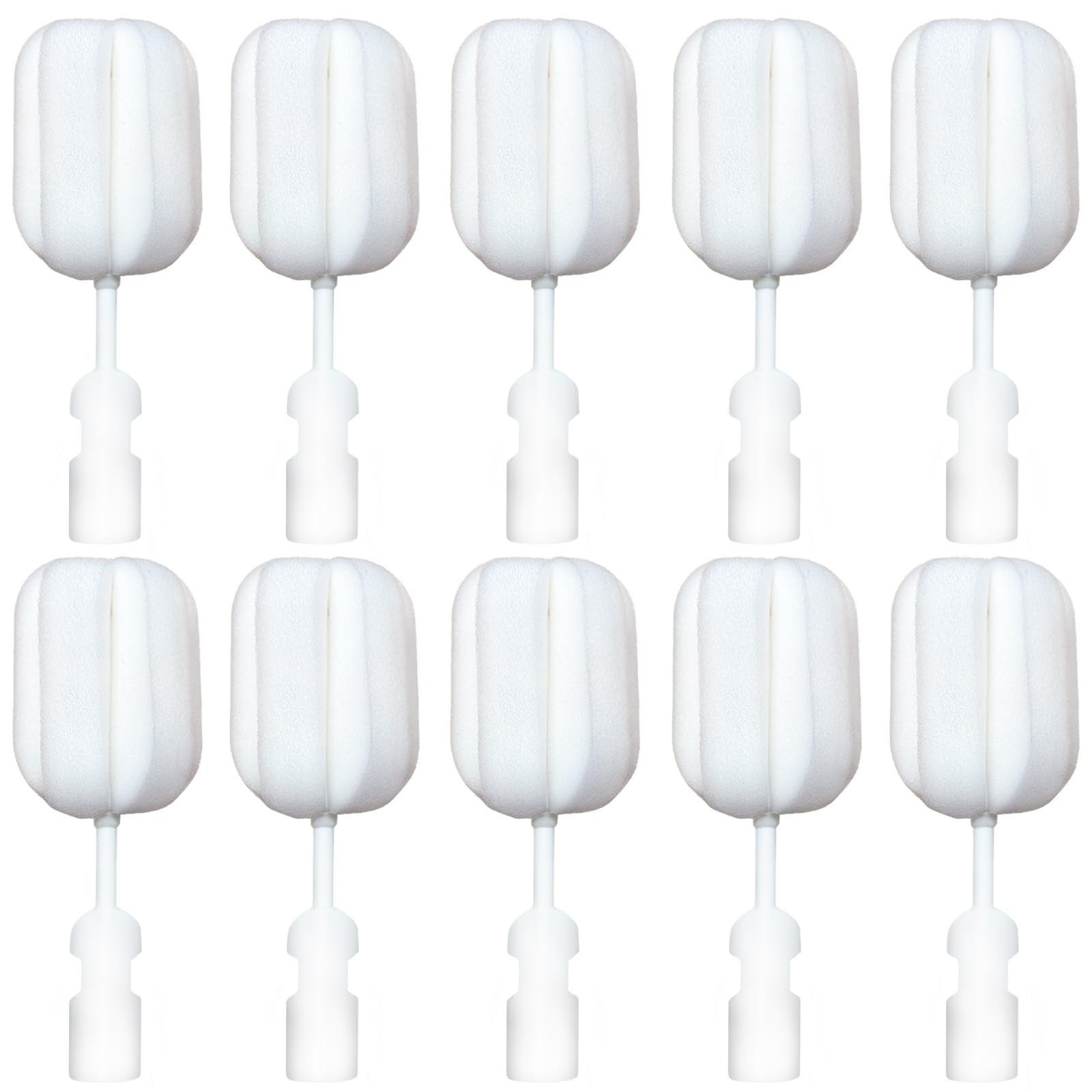 INVODA bottle brush replacement heads packaging shows 10-pack eco-friendly refills