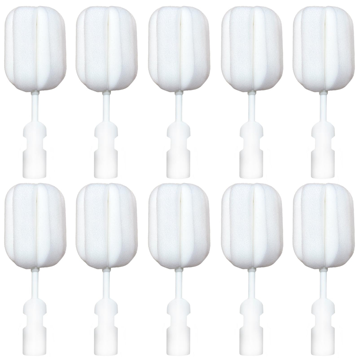 INVODA bottle brush replacement heads packaging shows 10-pack eco-friendly refills