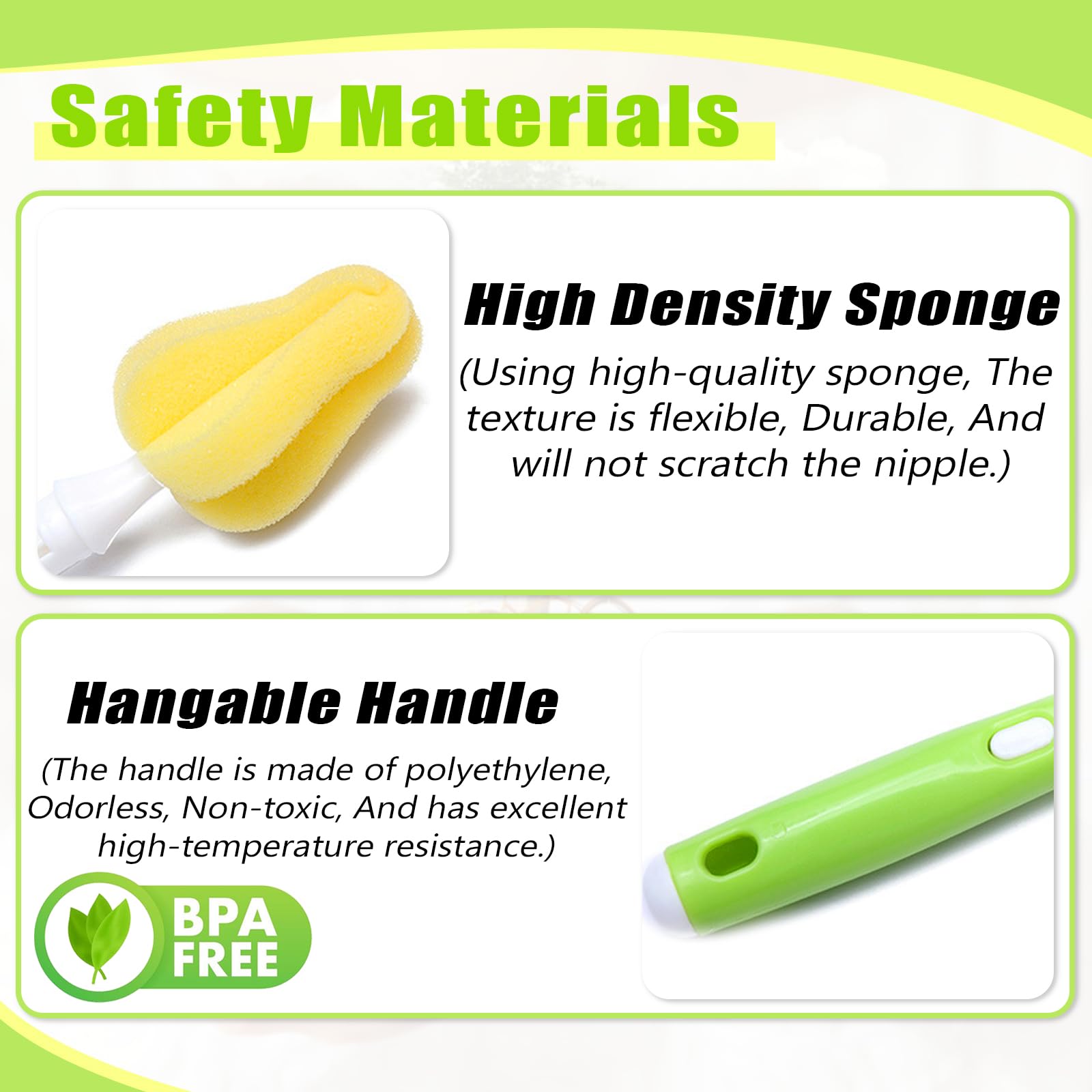 INVODA detachable brush heads allow easy replacement and reduced waste.