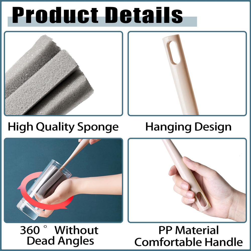 INVODA multipurpose brush suits goblets, mugs, baby bottles, kettles.