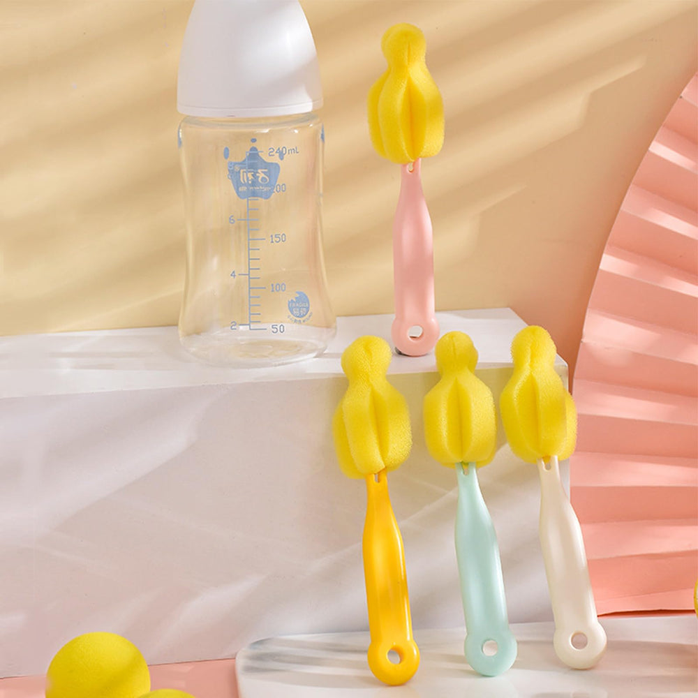 INVODA multipurpose cleaning brushes tackle bottles, cups, and kitchenware efficiently