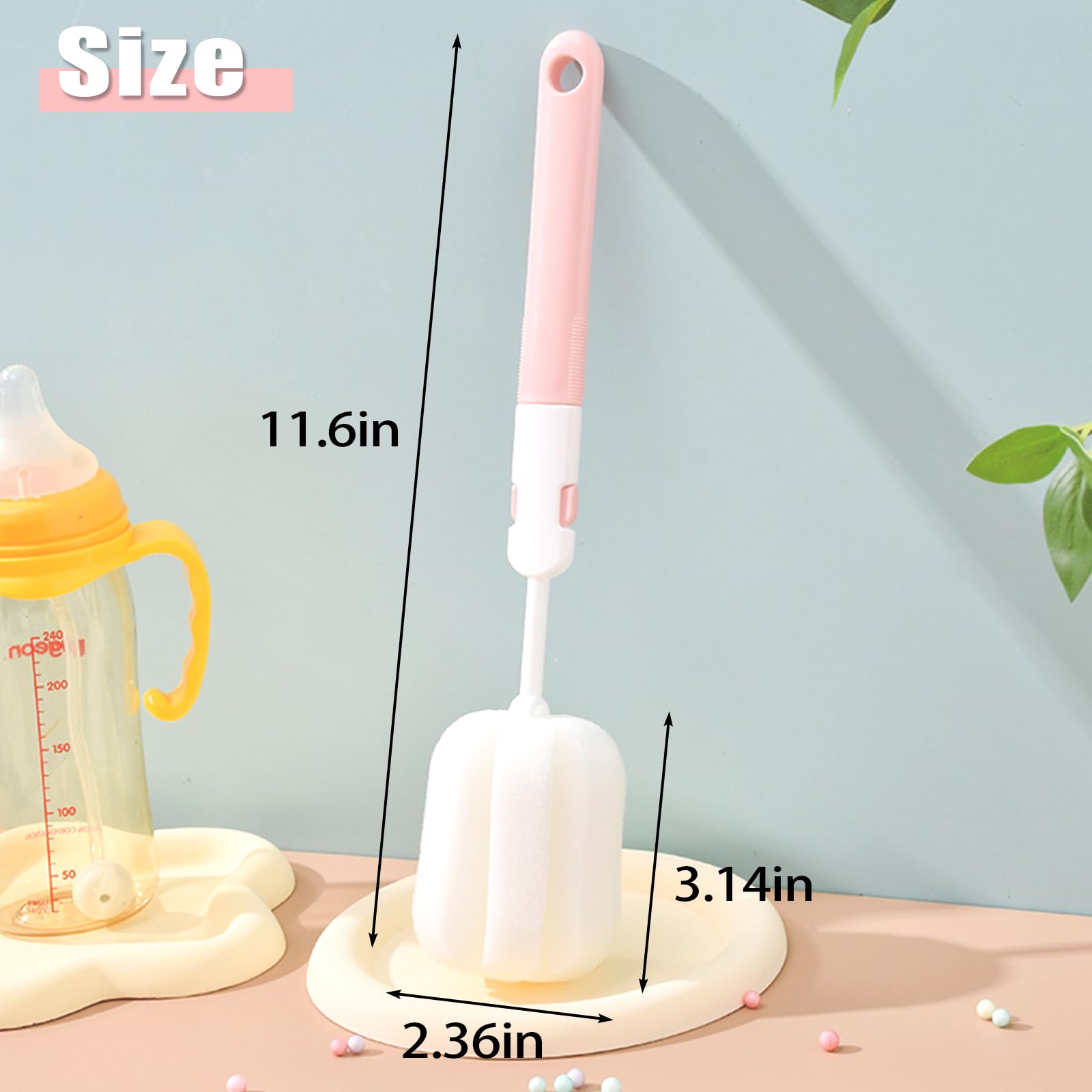 INVODA replaceable brush head demonstrates economical replacement and extended brush life.