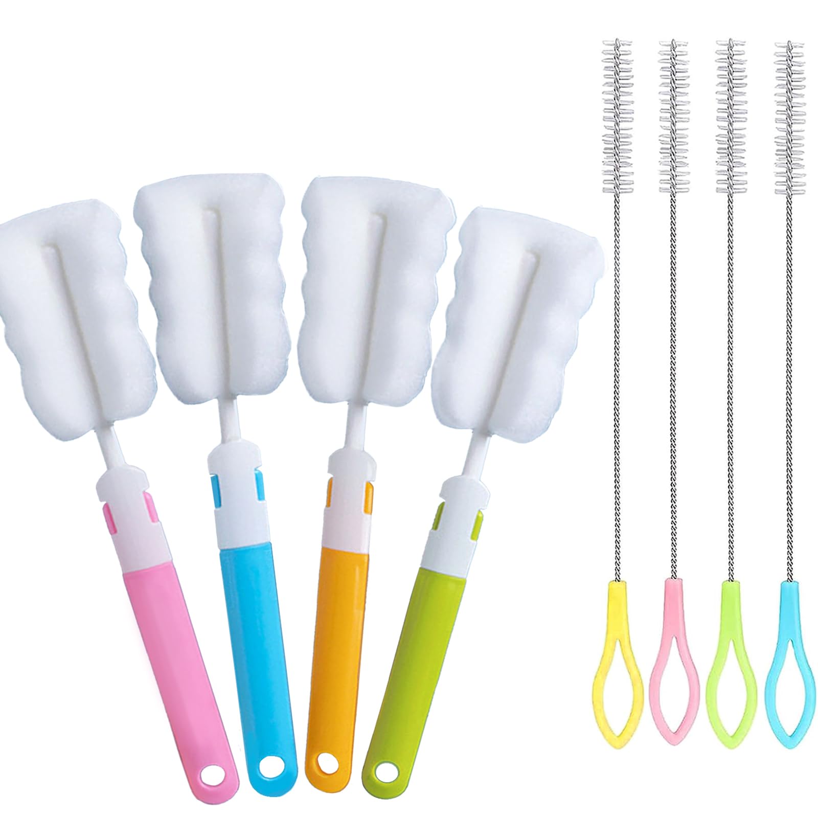 INVODA sponge cup brush handle close-up for comfortable grip during cleaning.