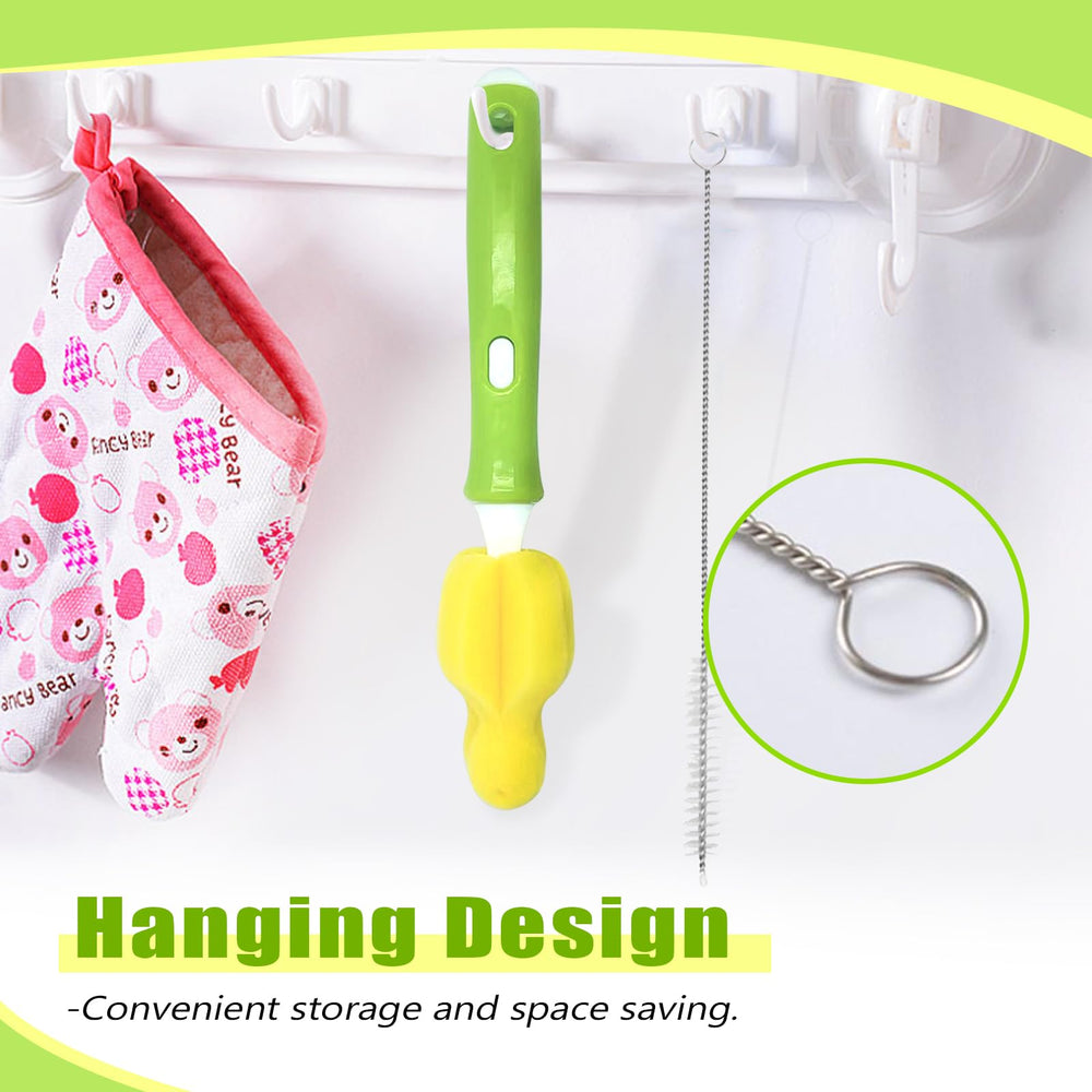 INVODA hanging holes guide air-drying and tidy storage after washing.