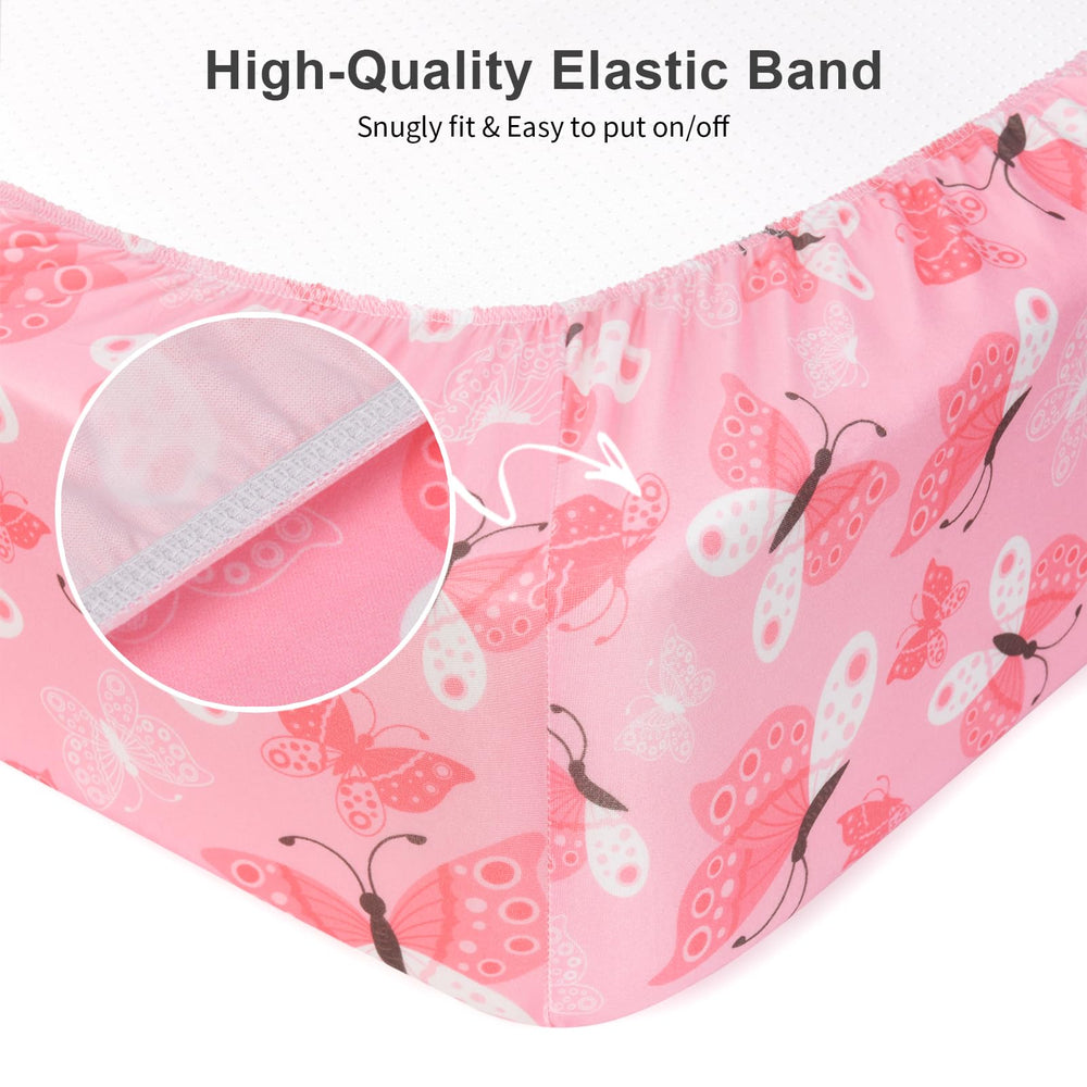 IOCCLH Elastic edge design prevents sheet slips for safe sleep.