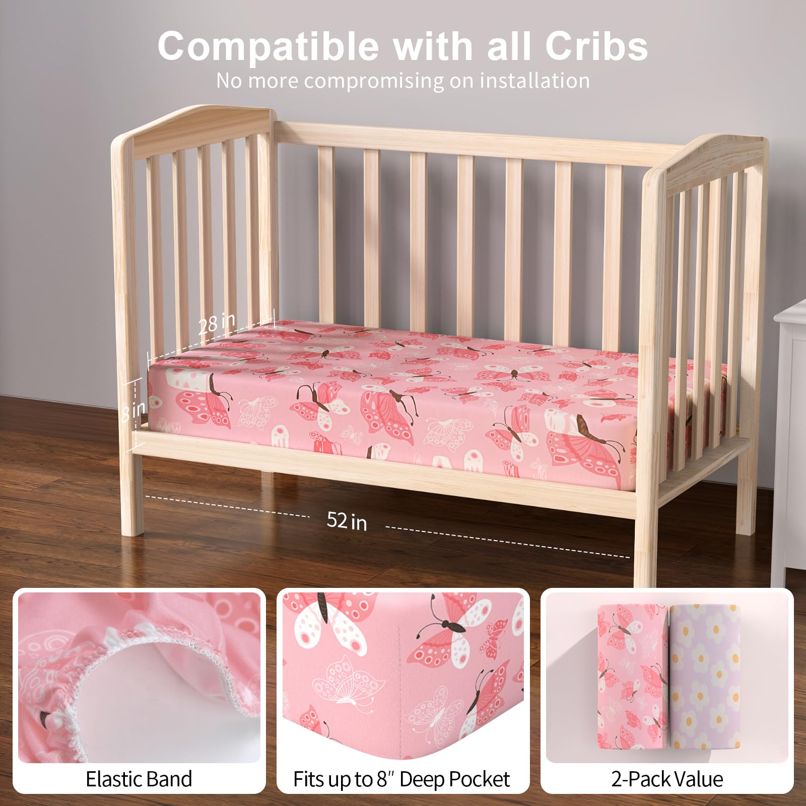 IOCCLH Machine-washable sheets stay vibrant after washes.