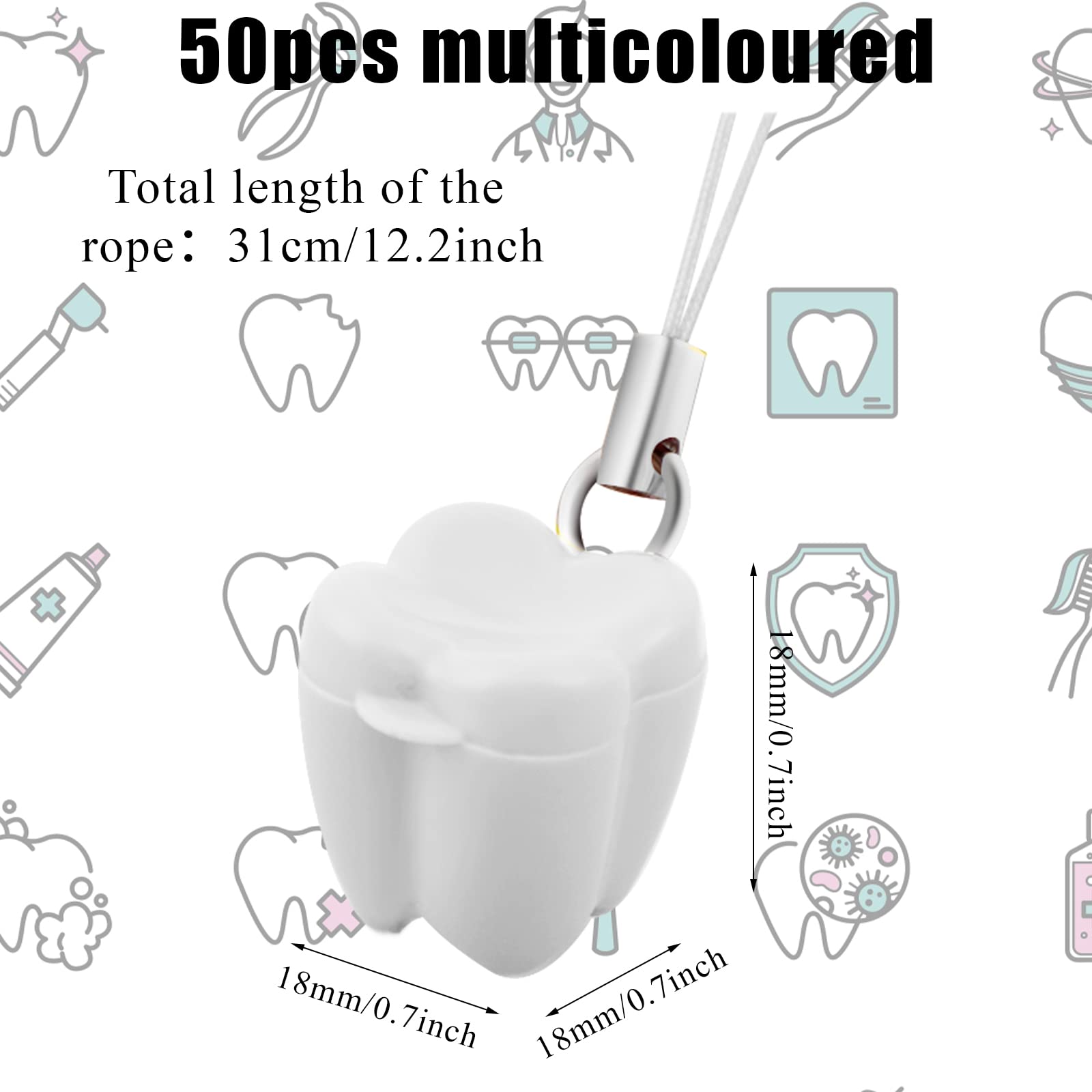 ioffersuper tooth saver multicolor cases image demonstrates vibrant colors ideal for party favors.