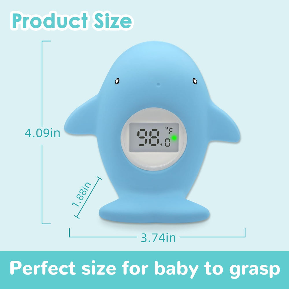 IOG thermometer auto-starts on water contact and auto-shuts off to save power