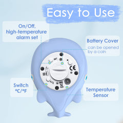 IOG thermometer auto-starts on water contact for easy use