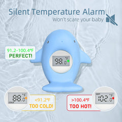 IOG baby bath thermometer displays room temperature for quick bath prep