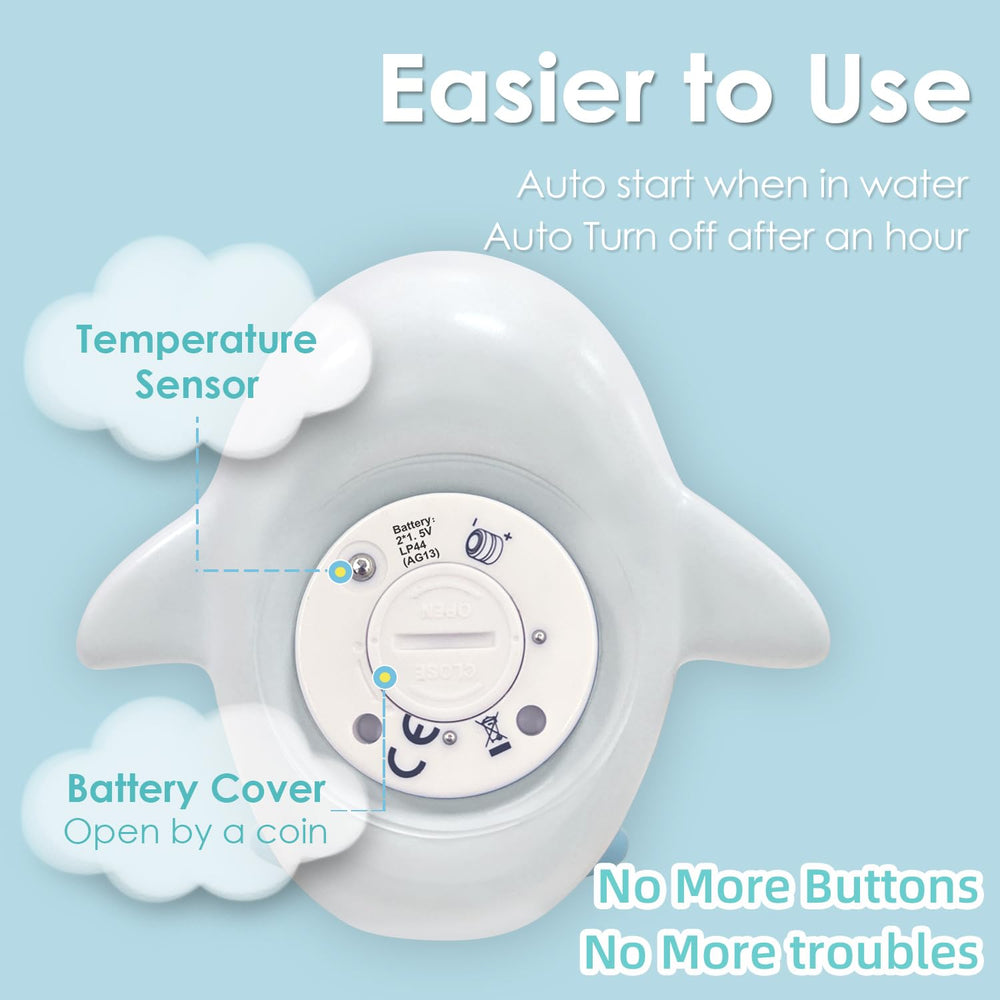 IOG BPA-free bath thermometer uses safe materials for gentle baby baths