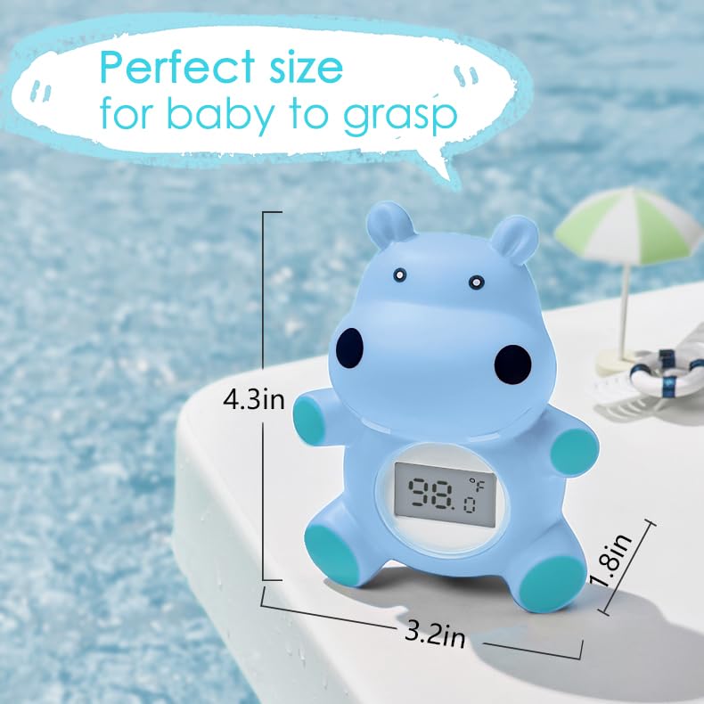 IOG BPA-free safety material hippo bath toy gentle on baby skin