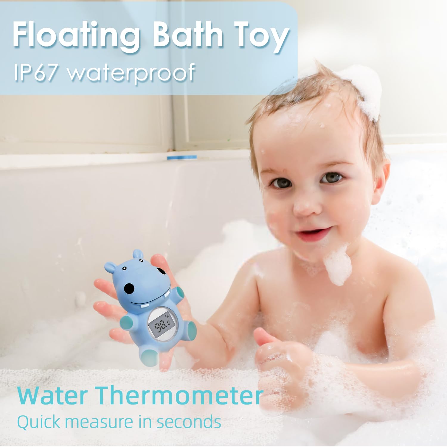 IOG thermometer with silent alarm uses color indicators for safe temps