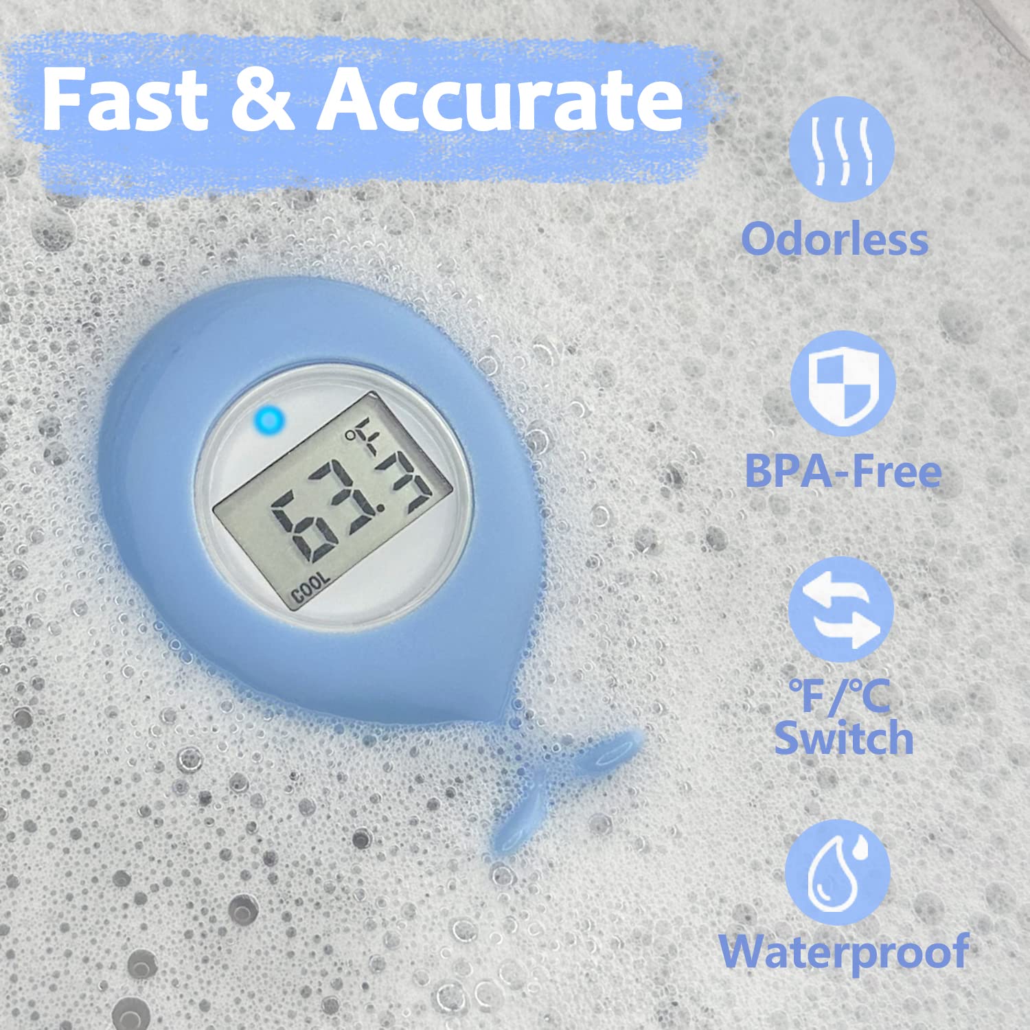 IOG waterproof thermometer highlights eco-friendly materials for safe bath play