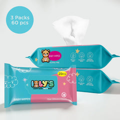 Ioly's fragrance-free wipe close-up highlighting aloe vera for sensitive skin comfort.