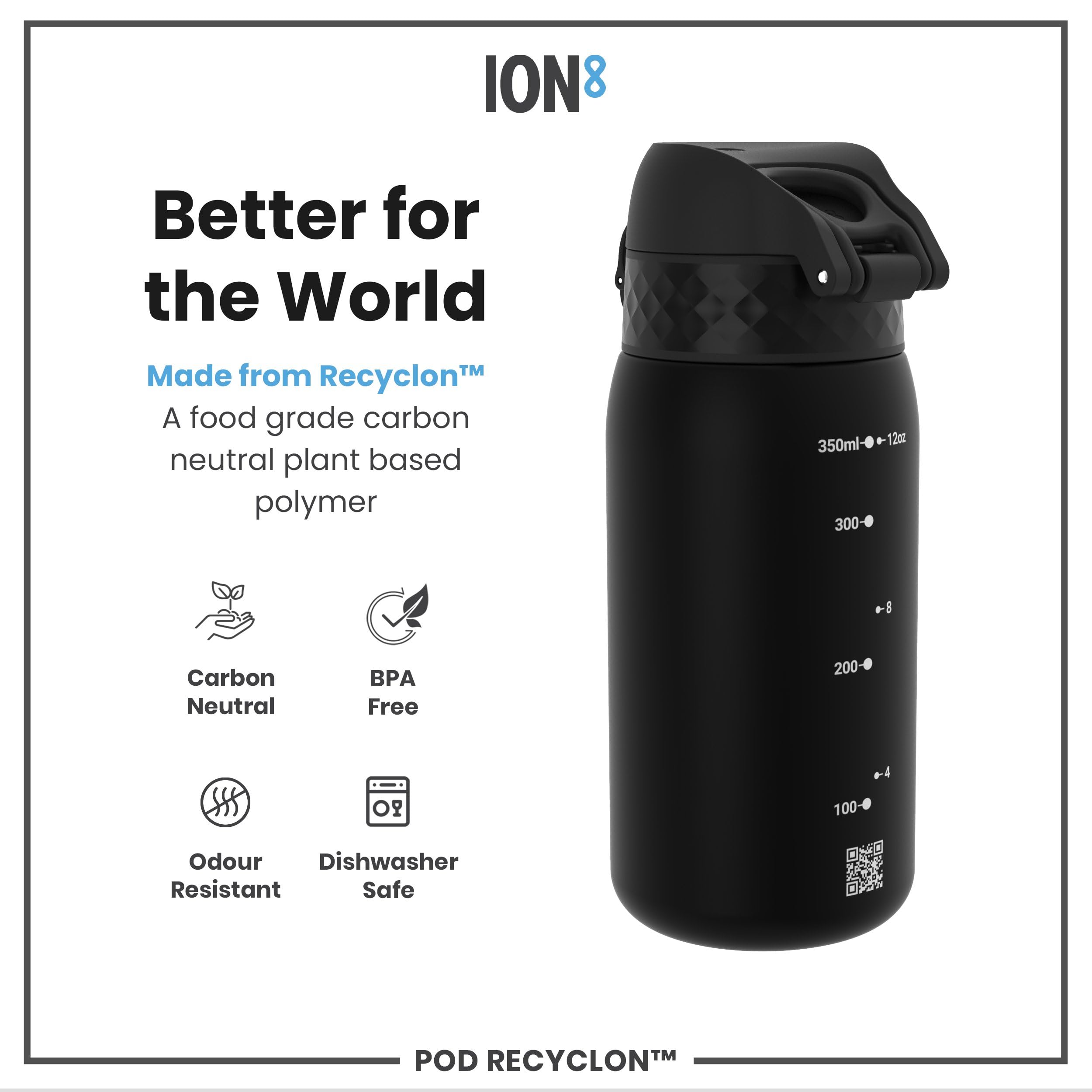 Ion8 bottle-slim-fit fits cup holders and backpacks neatly.
